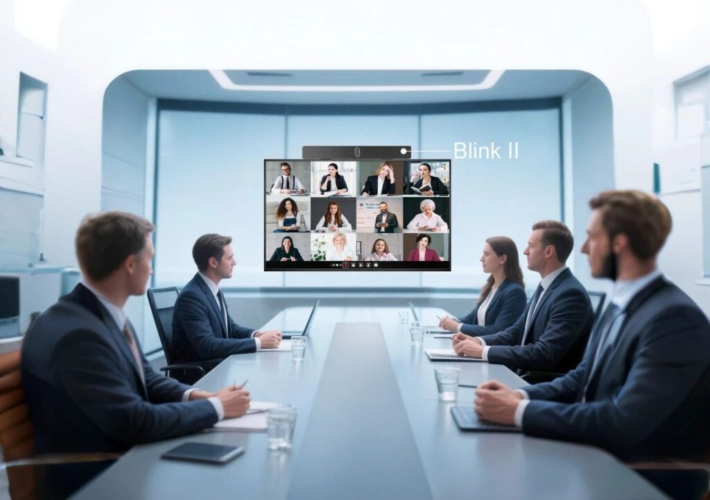 全鏈路AI進(jìn)化，Thundercomm Blink II視頻會(huì)議一體機(jī)煥新亮相InfoComm USA 2025插圖